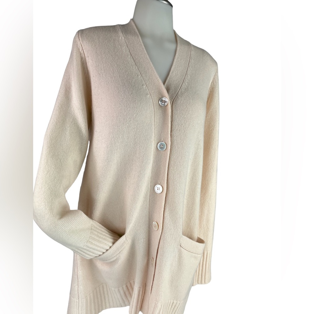 100% Cashmere Sweater By Donna Karan New York Size S Oversized
